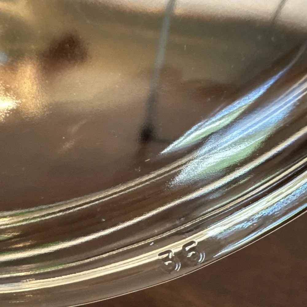 Pyrex P83C Clear Glass Round Cover Lid Replacement Lid Only